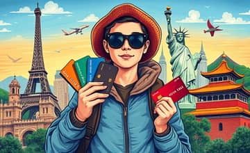 Solicite cartões específicos para viagens internacionais