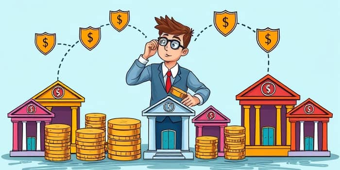 Combine diferentes emissores para reduzir riscos