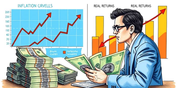 Avalie sempre o impacto da inflação nos retornos