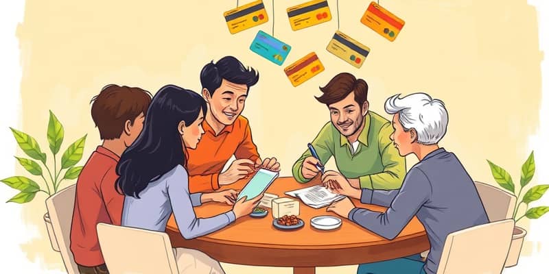 Cartões adicionais podem ser úteis para famílias organizadas